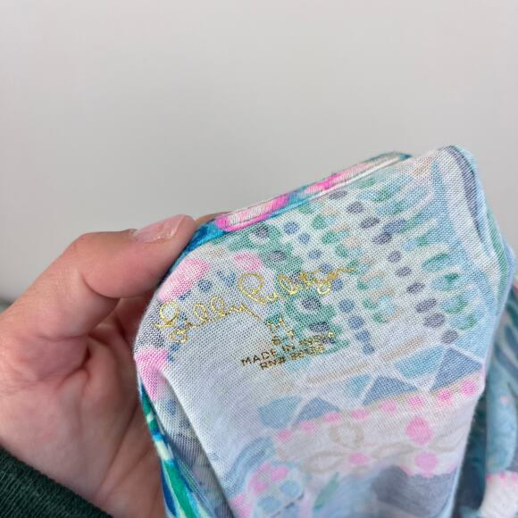 Lilly Pulitzer Girls Stasia Dress Multi Lookin Sharp M 6-7 - Picture 4 of 5